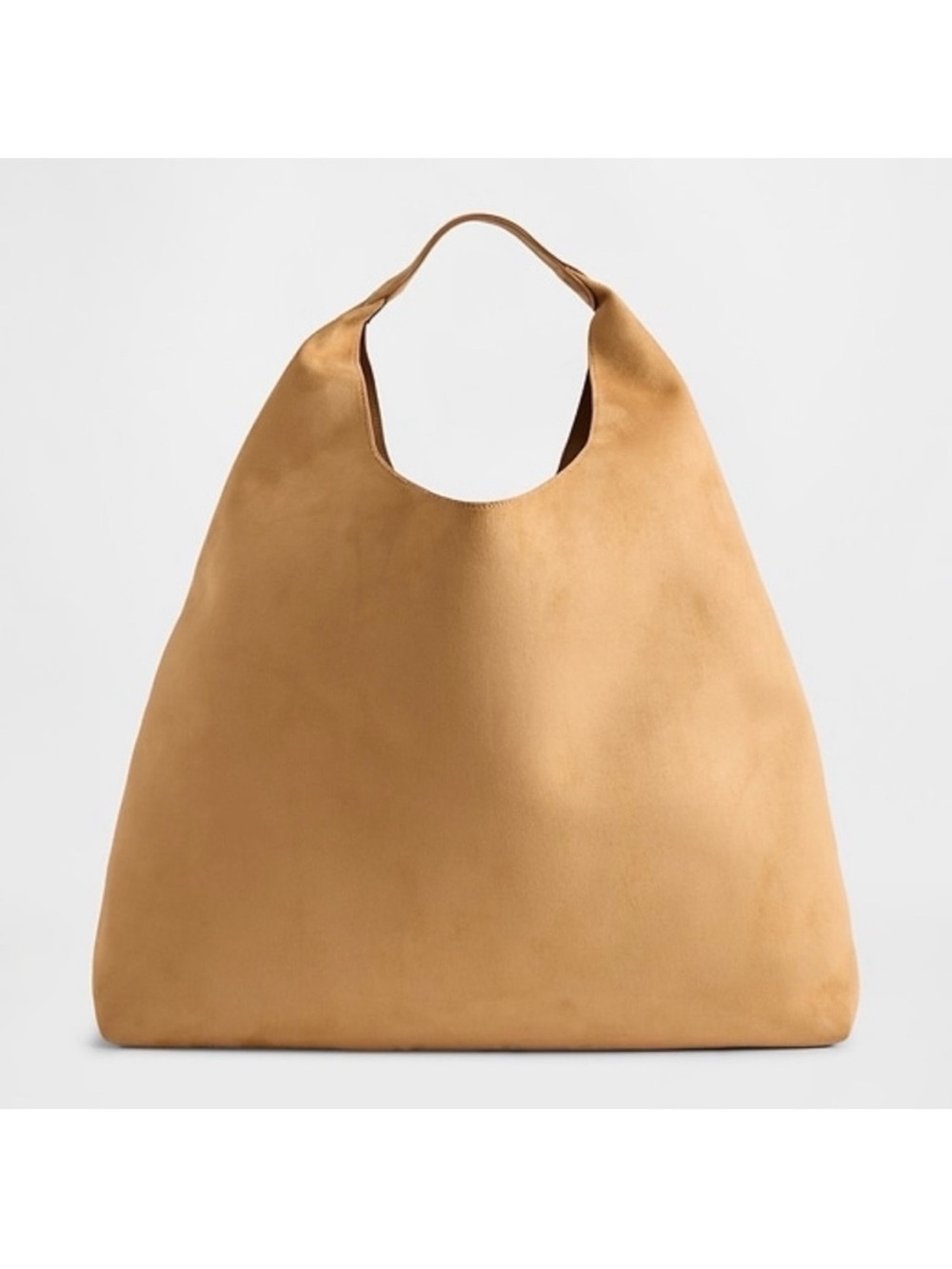 🆕- GAP- Vegan Suede Slouchy Shoulder Bag. Color: Honey